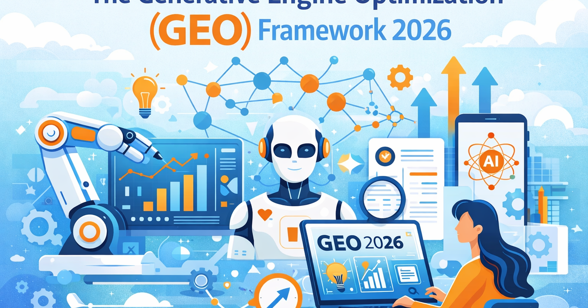 The Generative Engine Optimization (GEO) Framework 2026 | AuraMetrics - imagen del artículo