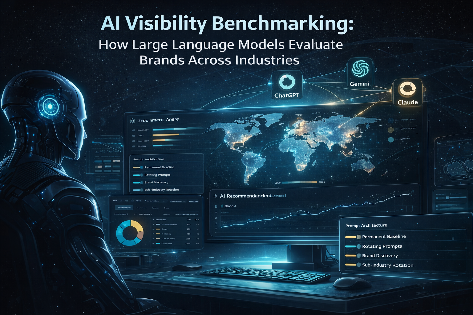 AI Visibility Benchmarking: How Large Language Models Evaluate Brands Across Industries